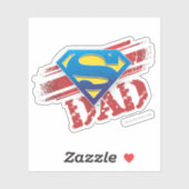 Super Dad Stripes Sticker (Vel)
