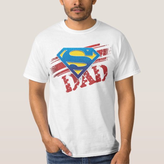 Super Dad Stripes T-shirt (Voorkant)