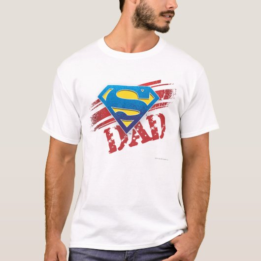 Super Dad Stripes T-shirt (Voorkant)