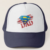 Super Dad Stripes Trucker Pet (Voorkant)