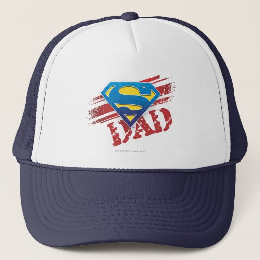 Super Dad Stripes Trucker Pet (Voorkant)