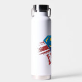 Super Dad Stripes Waterfles (Voorkant)