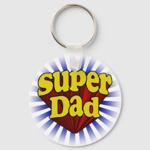 Super Dad, Superheld Red/Yellow/Blue Sleutelhanger