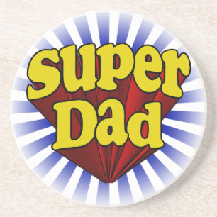 Super Dad, Superheld Red/Yellow/Blue Zandsteen Onderzetter