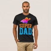 SUPER DAD SUPERHERO T-Shirts (Voorkant volledig)