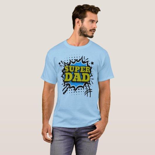 Super Dad T-Shirt (Voorkant volledig)