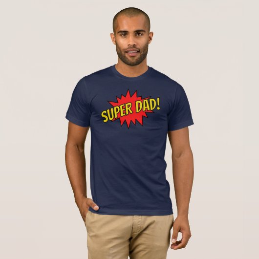 Super Dad T-Shirt (Voorkant volledig)