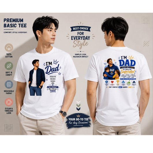 Super Dad T-shirt ontwerp - Vaderdag