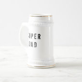 Super dad text bierpul (Voorkant links)