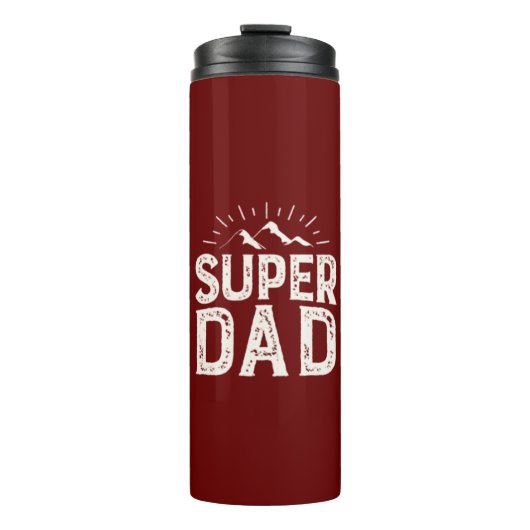 Super Dad Thermal Tumbler Thermosbeker (Voorkant)