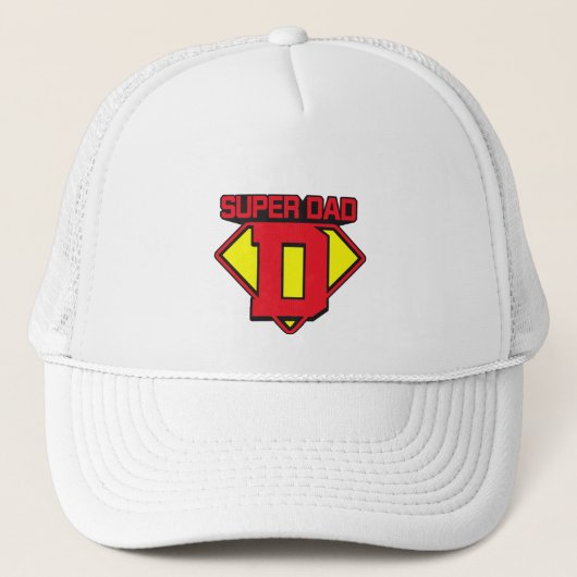 Super Dad 🦸‍♂️💪 Trucker Pet (Voorkant)