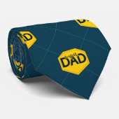 Super Dad Vaderdag cadeau voor papa Stropdas (Opgerold)
