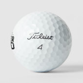 'Super Dad' Vaderdag, leuk verjaardagscadeau Golfballen (Logo)