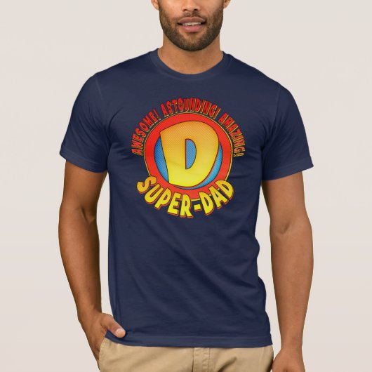 Super Dad Vaderdag T-Shirt (Voorkant)