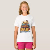 "Super Dad" Vaderdag T-shirt – beste papa (Voorkant volledig)