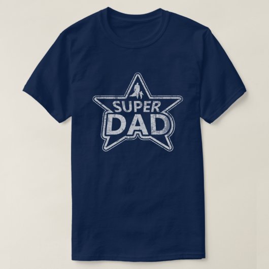 Super Dad verontwaardigd T-shirt (Design voorkant)
