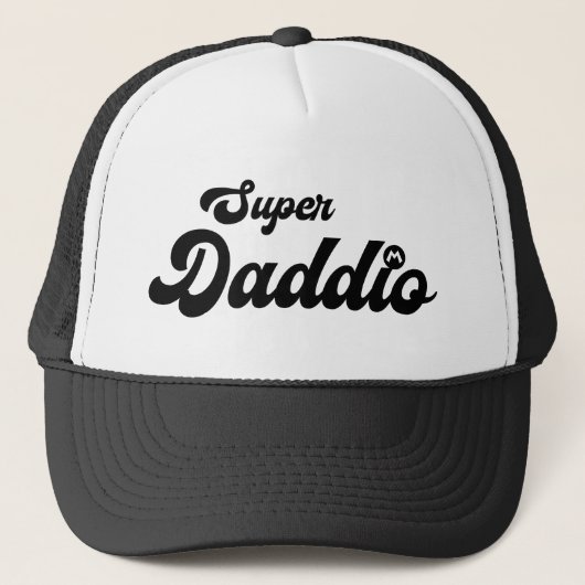 Super Daddio Funny Pet. Beste cadeau voor papa. Trucker Pet (Voorkant)