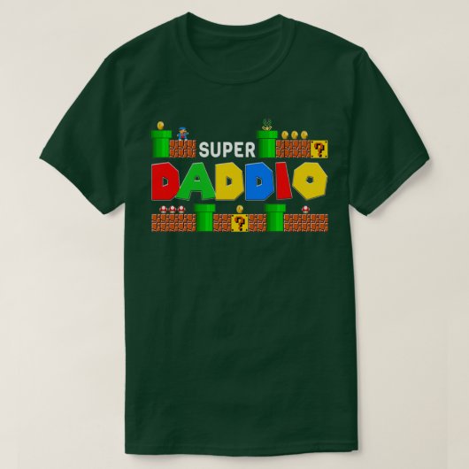 Super Daddio , vaderdag T-shirt (Design voorkant)