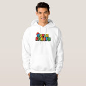 Super Daddio voor beste vader Hoodie (Voorkant volledig)