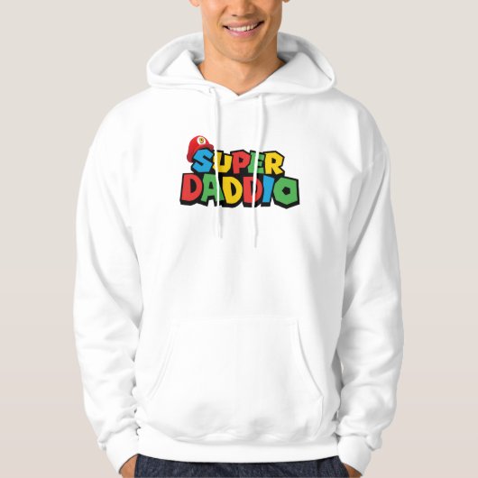 Super Daddio voor beste vader Hoodie (Voorkant)