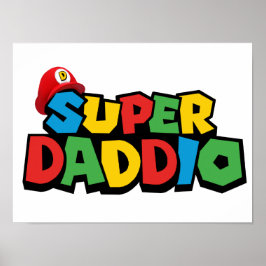 Super Daddio voor beste vader Poster