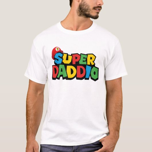 Super Daddio voor beste vader T-shirt (Voorkant)