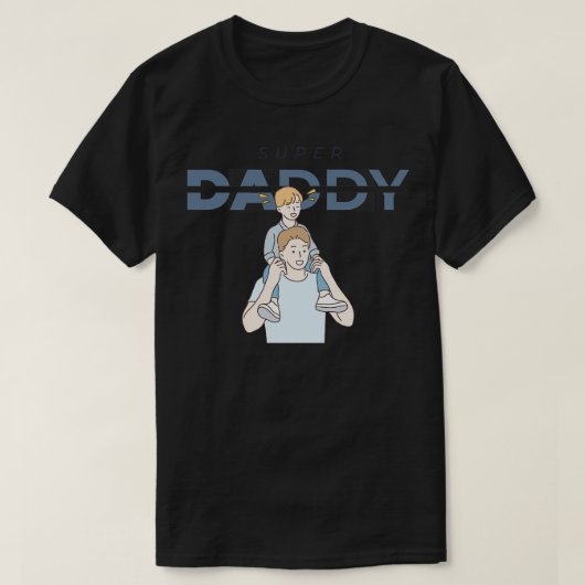 Super daddy 2 t-shirt (Design voorkant)