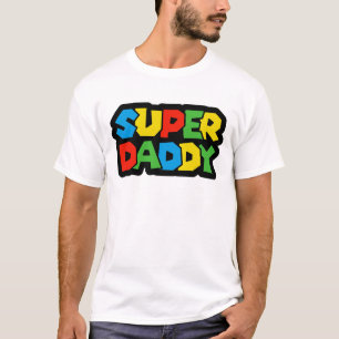 Super Daddy Gamer Vaderdag - Retro Stijl T-shirt