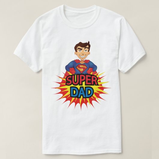 Super Daddy T-shirt – Grappig Vaderdag cadeau (Design voorkant)