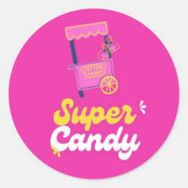 super dandy-stickers ronde sticker