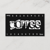 Super Danger Double Num Loyalty Coffee Punch Card (Voorkant)