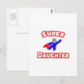 Super Daughter Briefkaart (Voorkant / Achterkant)