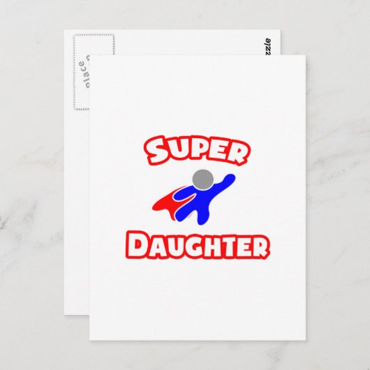 Super Daughter Briefkaart (Voorkant / Achterkant)