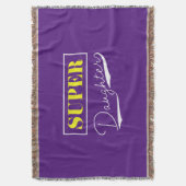 Super Daughter Deken (Voorkant Verticaal)