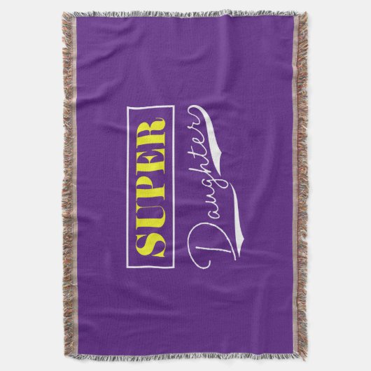 Super Daughter Deken (Voorkant Verticaal)