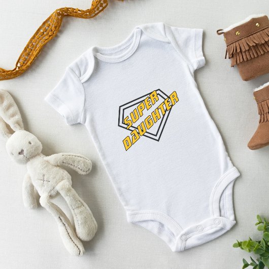 Super Daughter Emblem Romper
