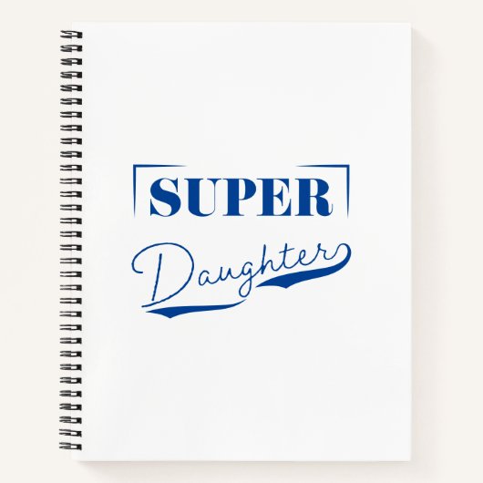 Super Daughter Notitieboek (Voorkant)