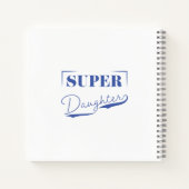 Super Daughter Notitieboek (Achterkant)