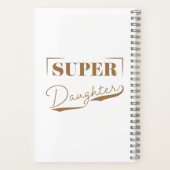 Super Daughter Notitieboek (Achterkant)