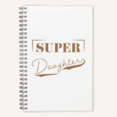 Super Daughter Notitieboek (Voorkant)