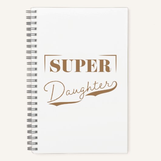 Super Daughter Notitieboek (Voorkant)