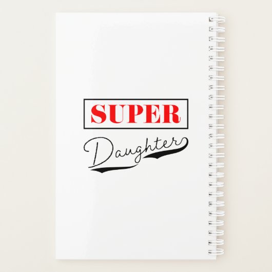 Super Daughter Planner (Achterkant)