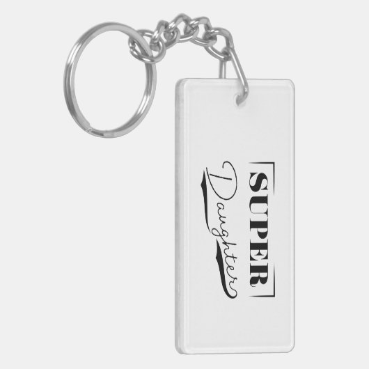 Super Daughter Sleutelhanger (Voorkant Links)