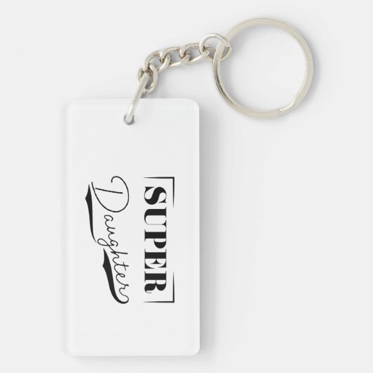 Super Daughter Sleutelhanger (achterkant)