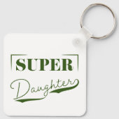 Super Daughter Sleutelhanger (Achterkant)