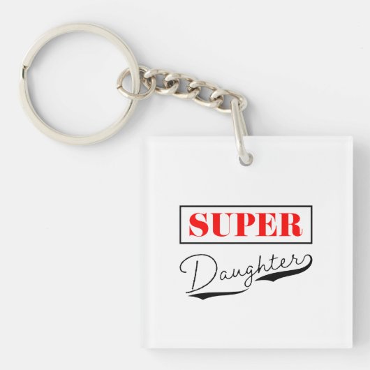 Super Daughter Sleutelhanger (Voorkant)