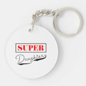 Super Daughter Sleutelhanger (Achterkant)