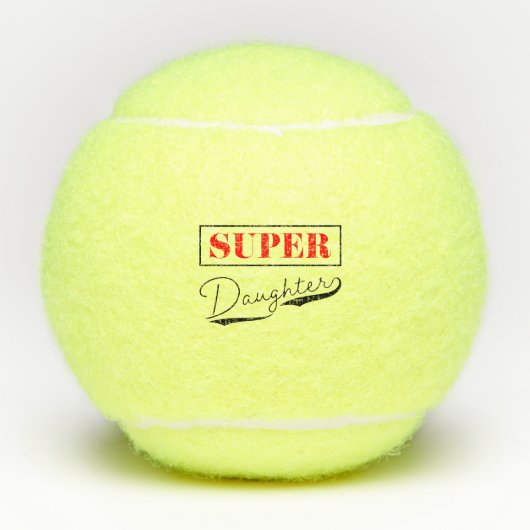 Super Daughter Tennisballen (Voorkant)