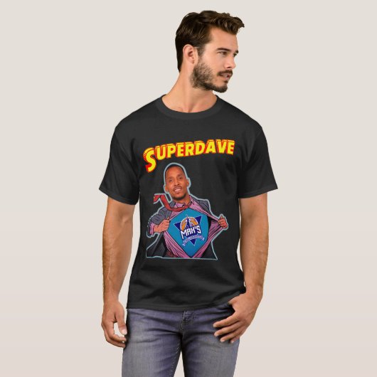 Super Dave Seagers T-shirt (Voorkant volledig)