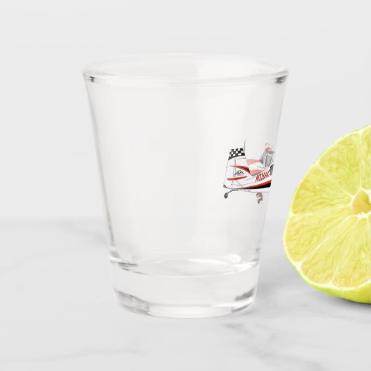 Super Decathlon Aerobatic Vliegtuig Shot glas (Links)